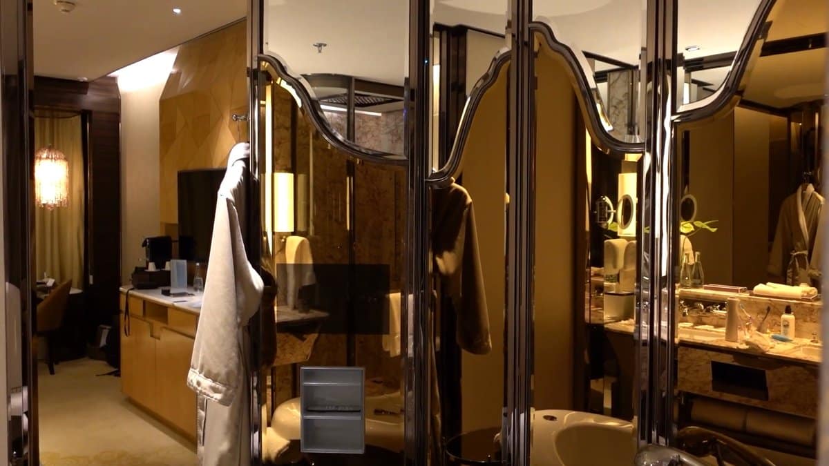 Bathroom viewed from the doorway