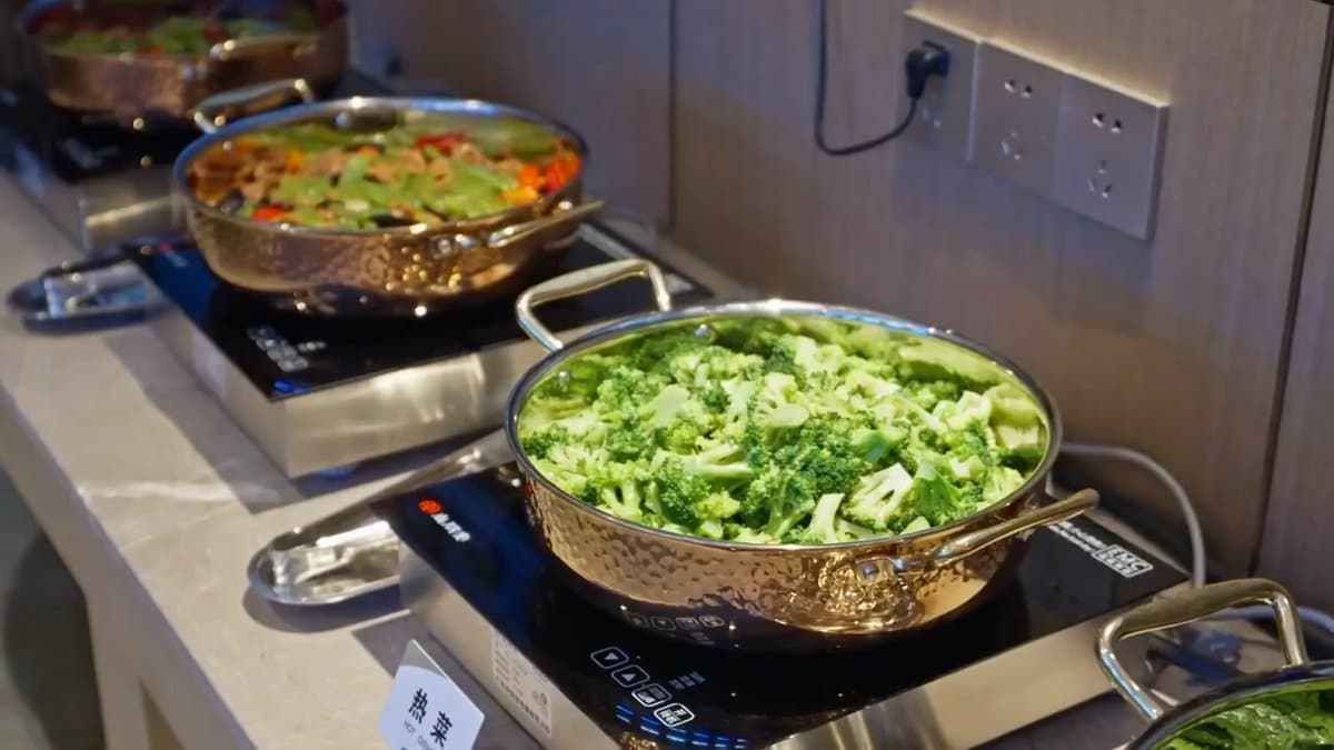 Buffet hot service pans