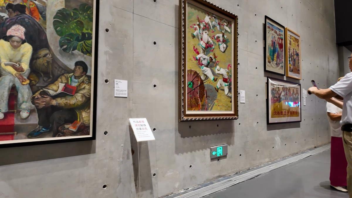 Figure group and other framed works