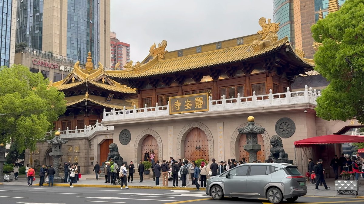 Golden roofs from the street