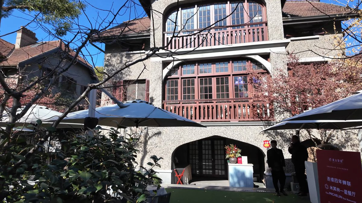 Half-timbered villa with dark gables
