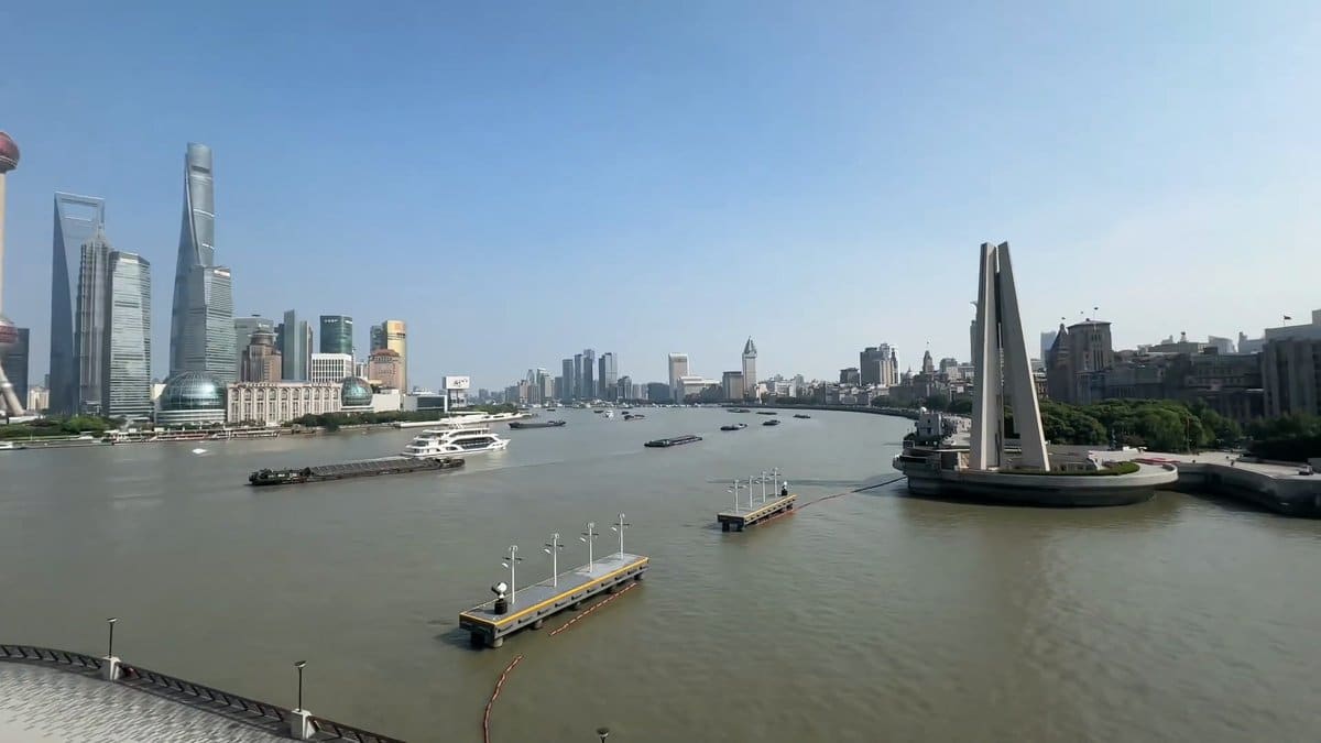 Huangpu River looking downstream