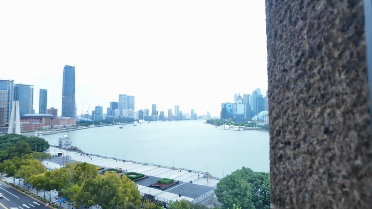 Huangpu River view from suite