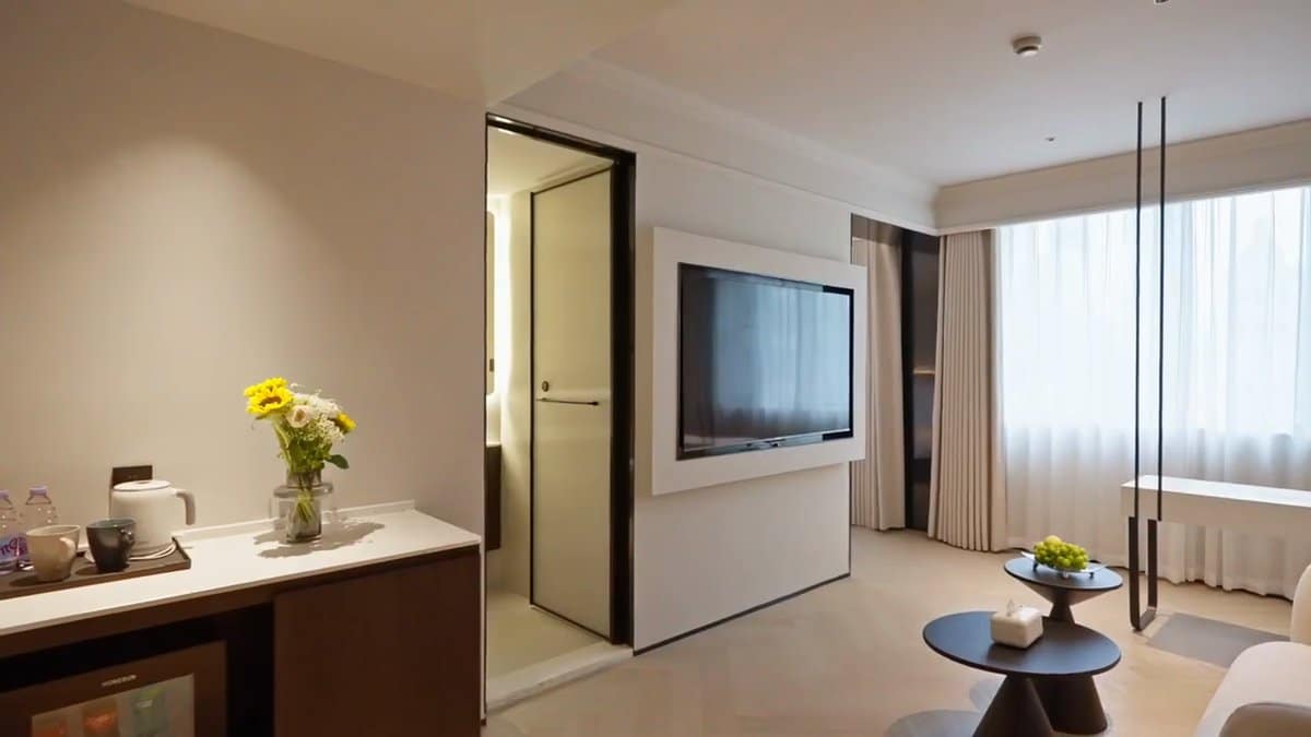 In-room work desk