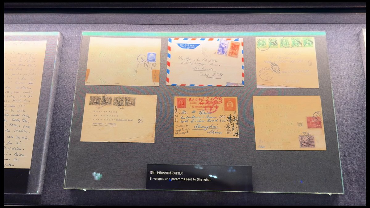 Letters, postcards and stamps