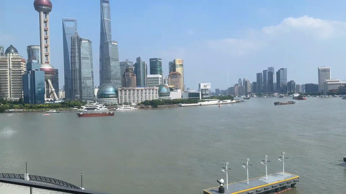 Lujiazui towers from the suite