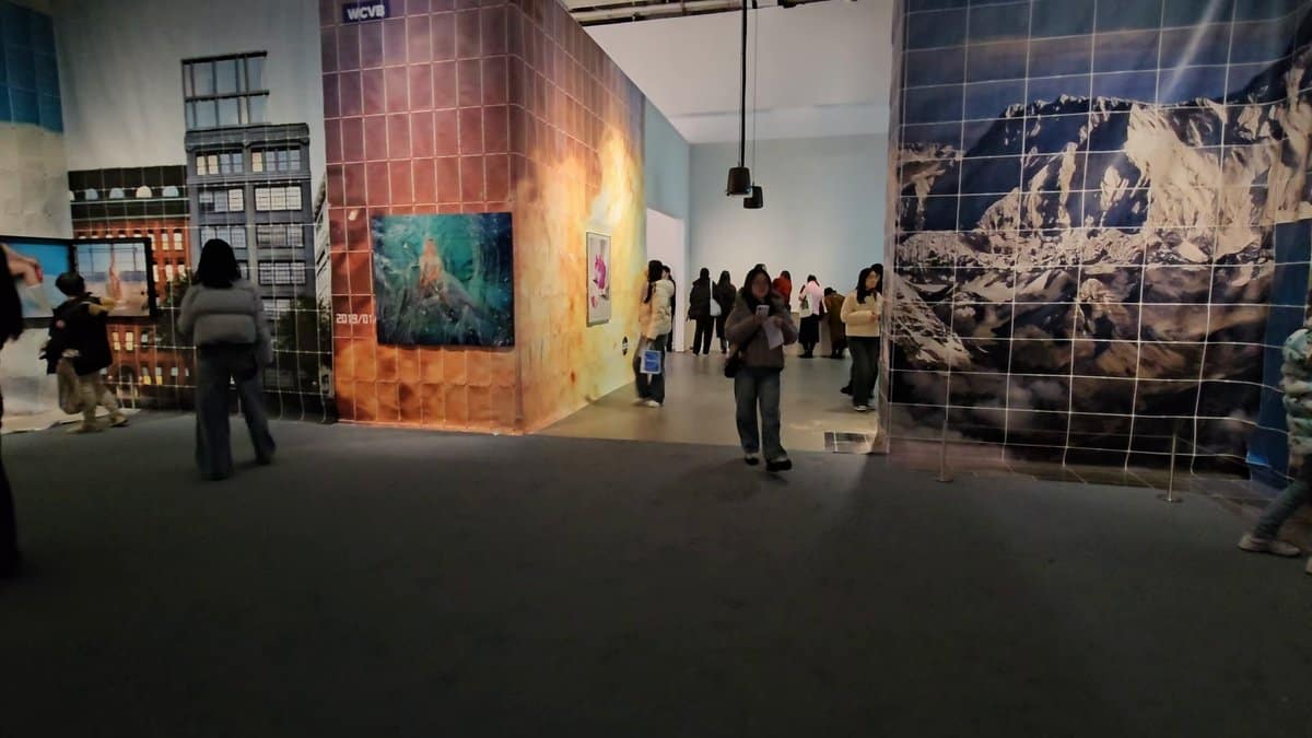 Mural-scale printed panels and landscapes