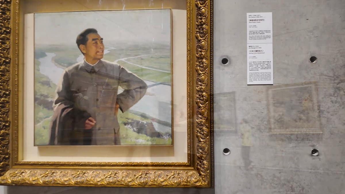 Portrait of a man in Mao suit