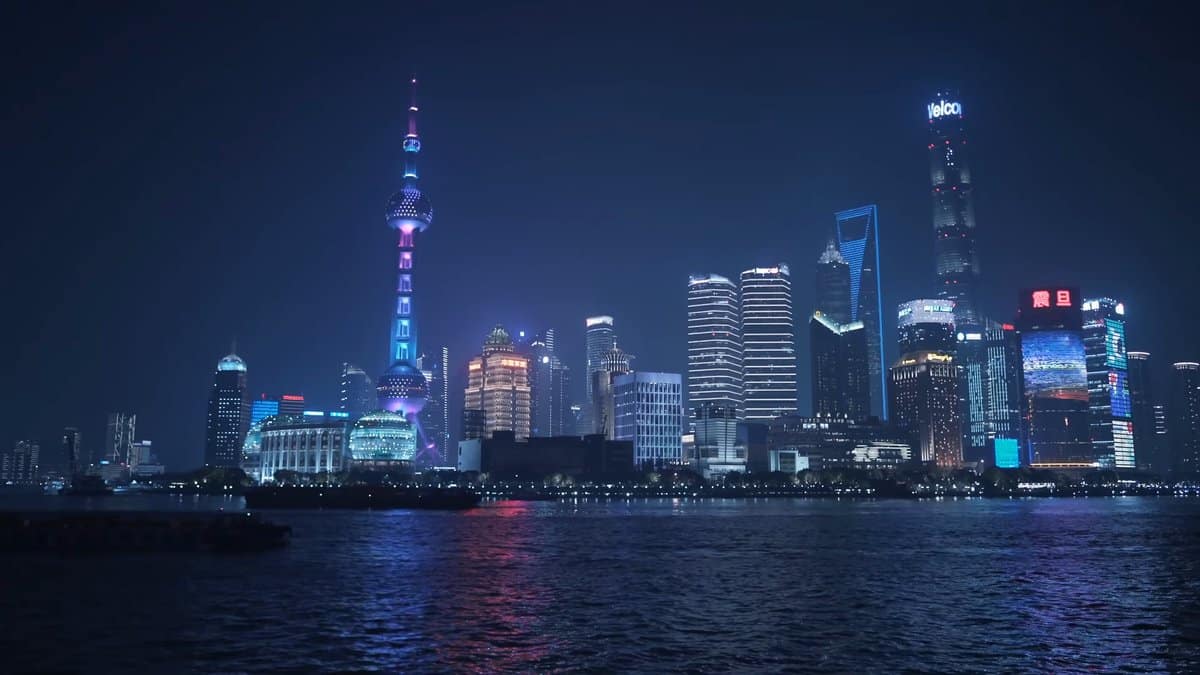 Pudong skyline from the Bund
