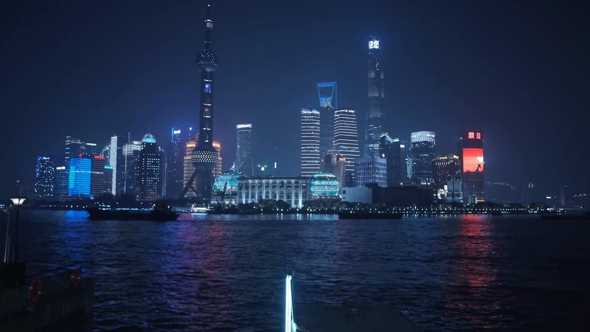 Pudong towers across Huangpu River