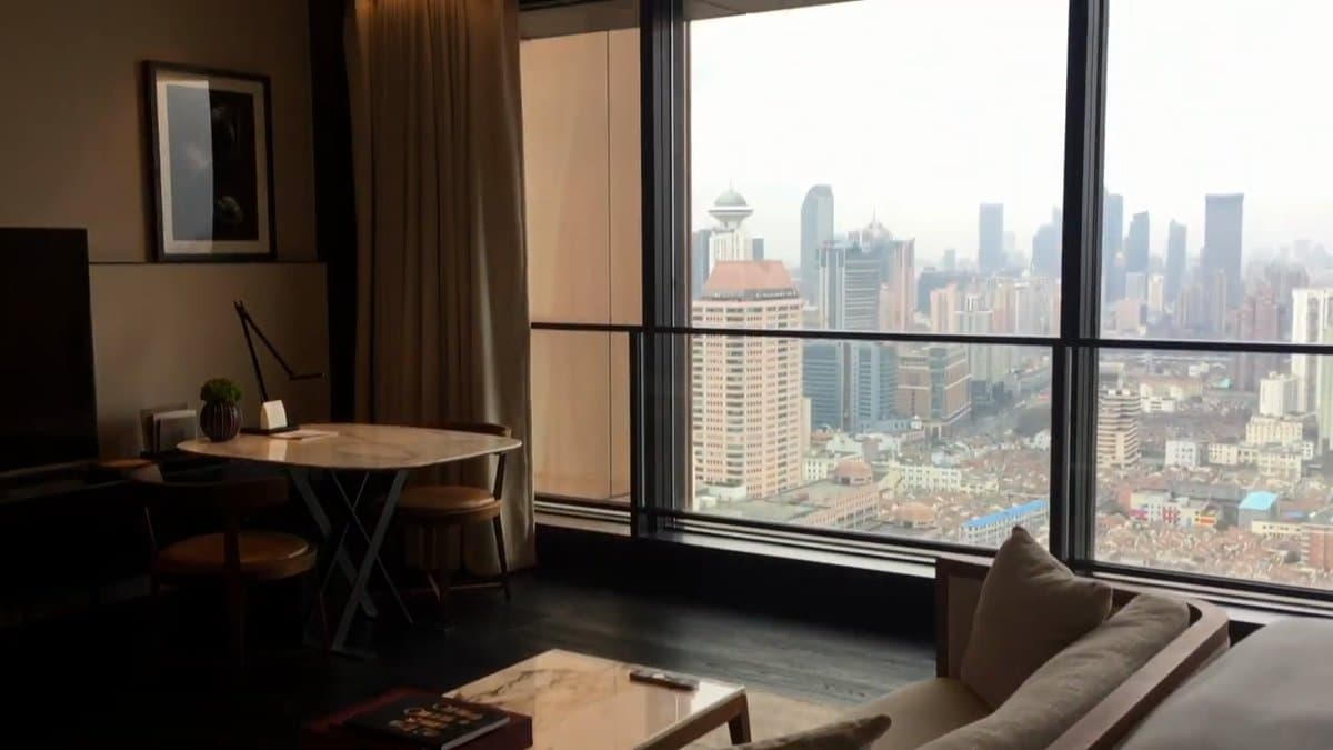 Round table by the window