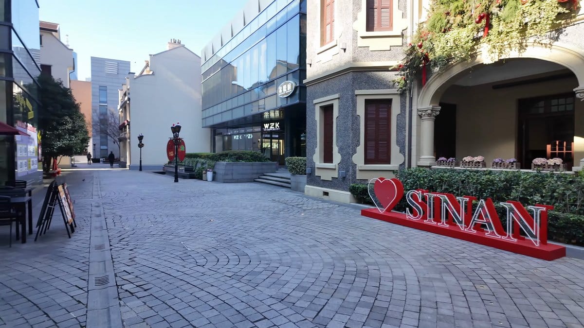 SINAN letters framing historic villas
