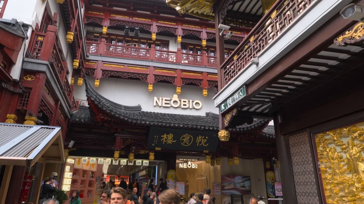 The bazaar frontage carrying the NEOBIO sign beneath