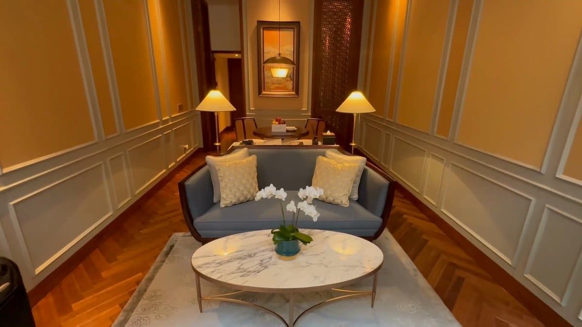 The living room from the other end, the