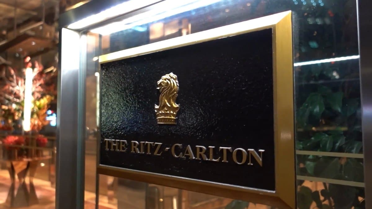 The same plaque from a step to the