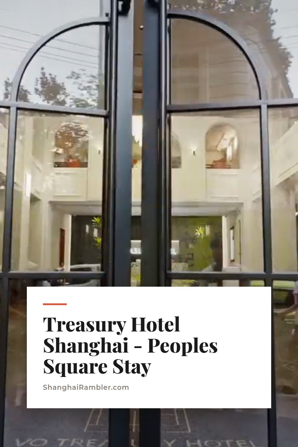 Treasury Hotel Shanghai, People's Square on the Doorstep