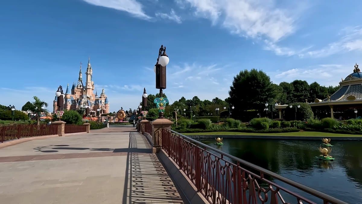 Bridge toward Enchanted Storybook Castle