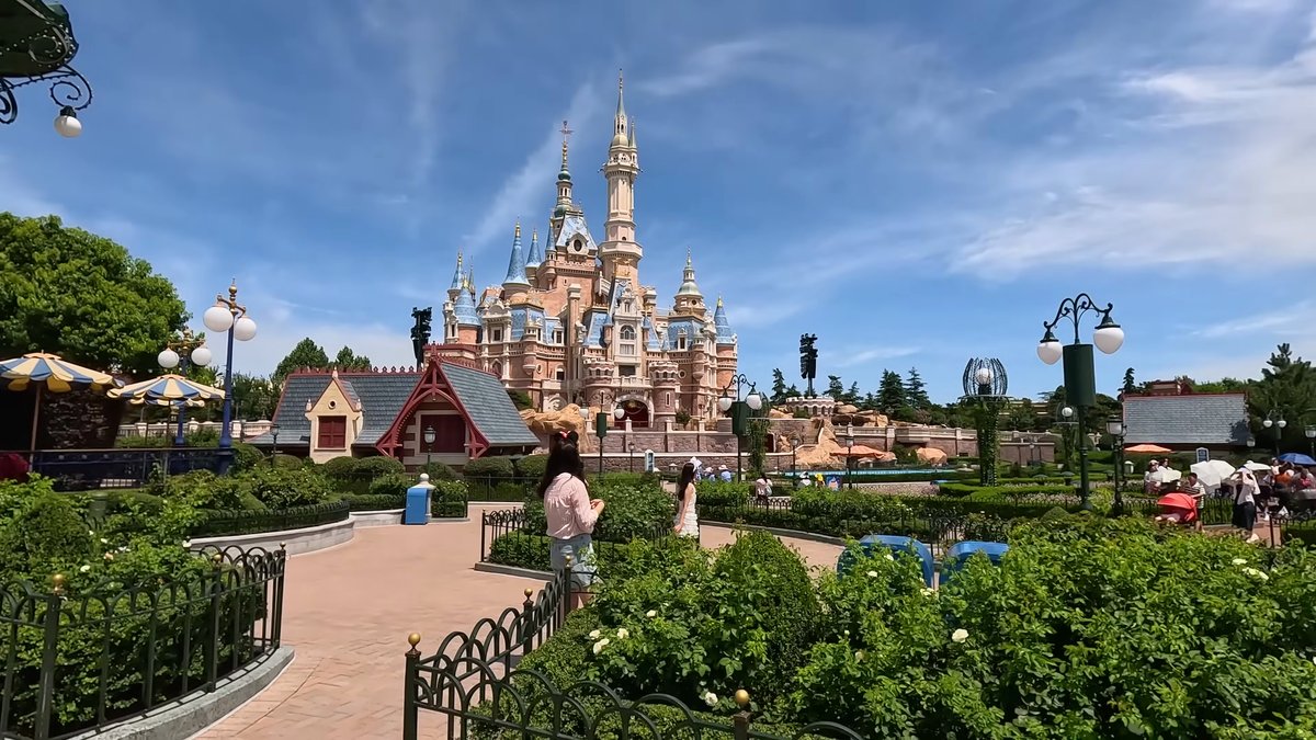 Castle from the gardens afternoon