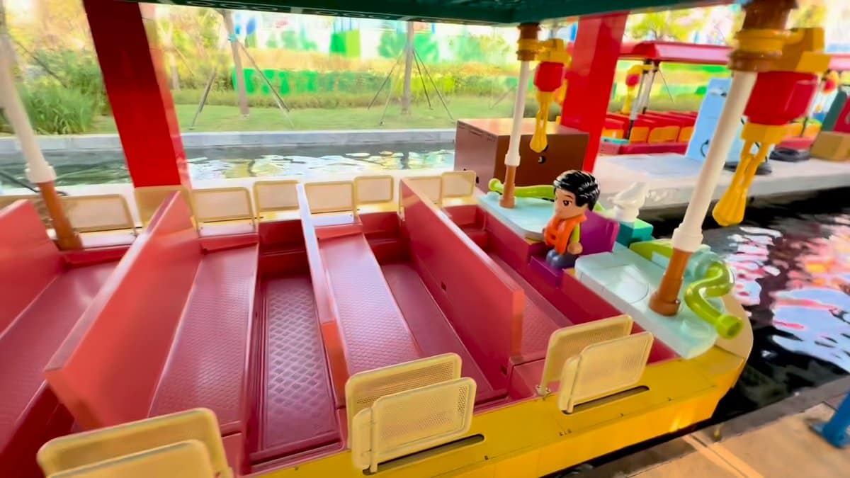 Empty seats with LEGO minifigure