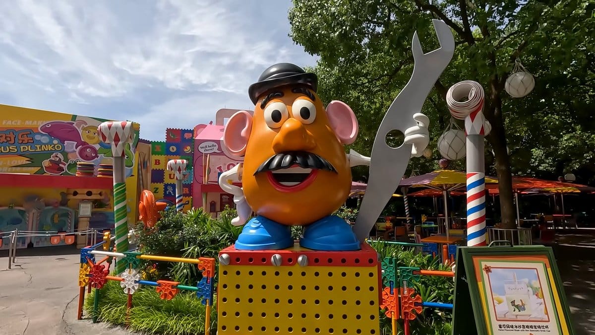 Giant Mr. Potato Head figure