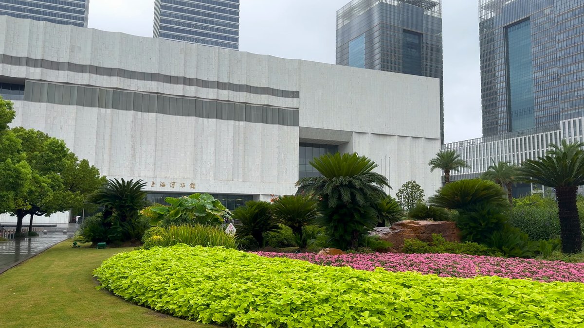 Museum East pale stone facade