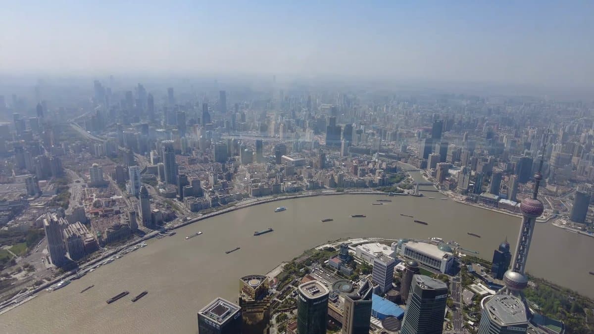 Oriental Pearl and river below