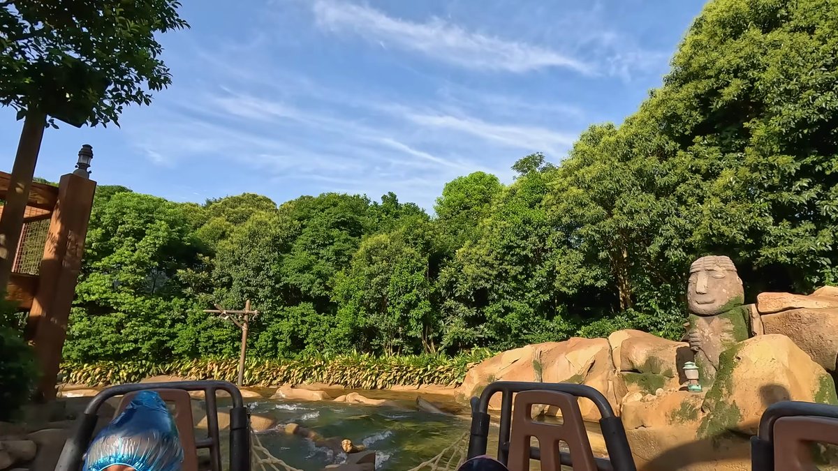 Riding Roaring Rapids by raft
