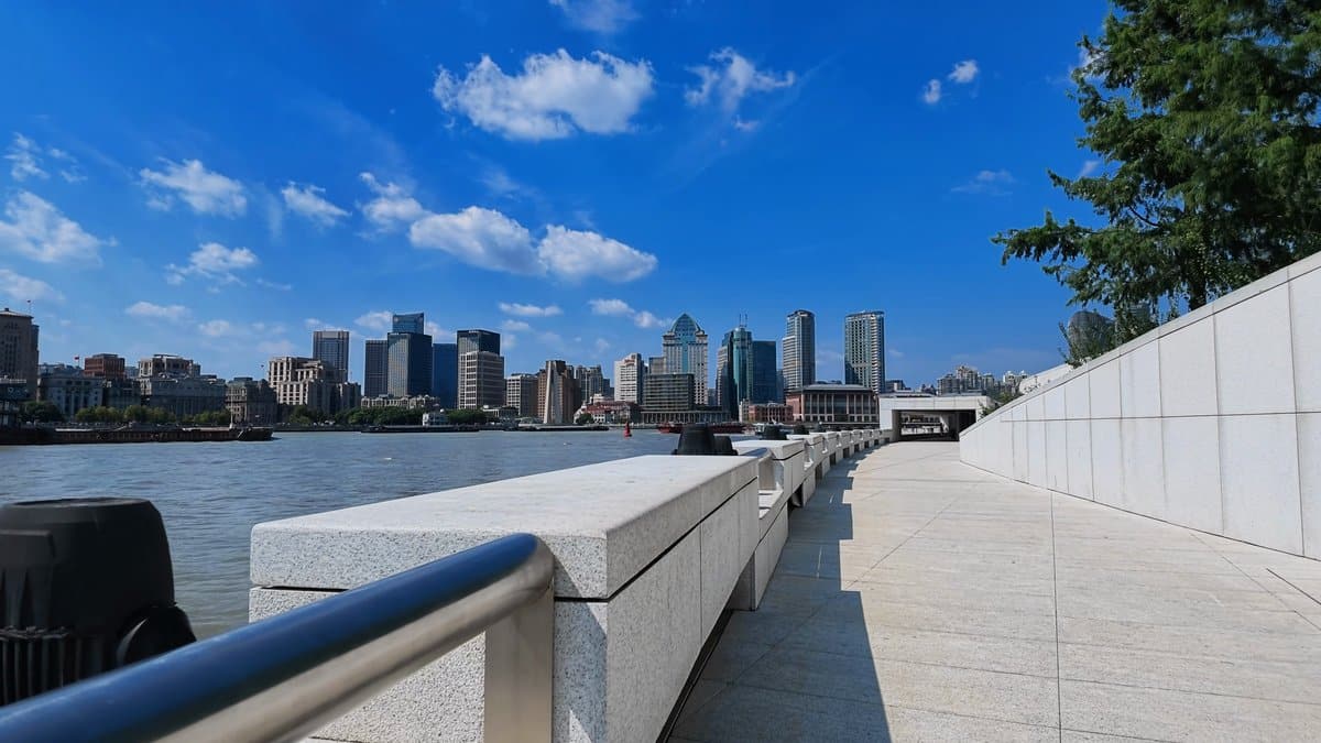 Riverside promenade facing the Bund