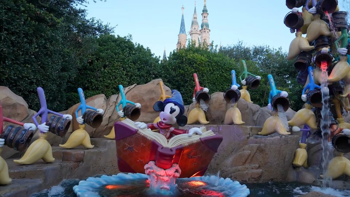Sorcerer's Apprentice Mickey with brooms