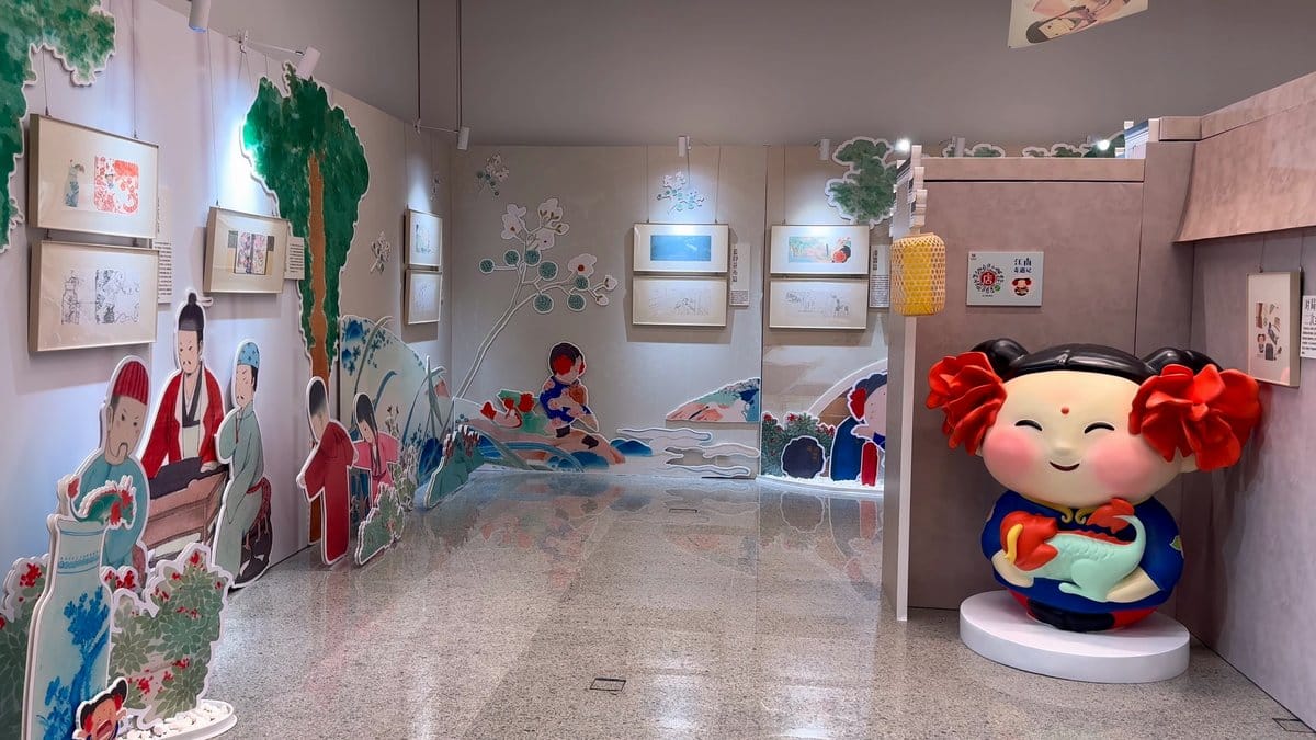 The Art Space, a children's area with painted