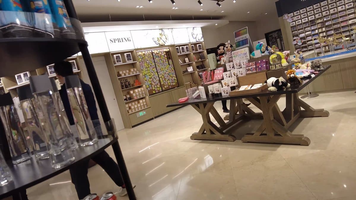 The gift shop at the end of the