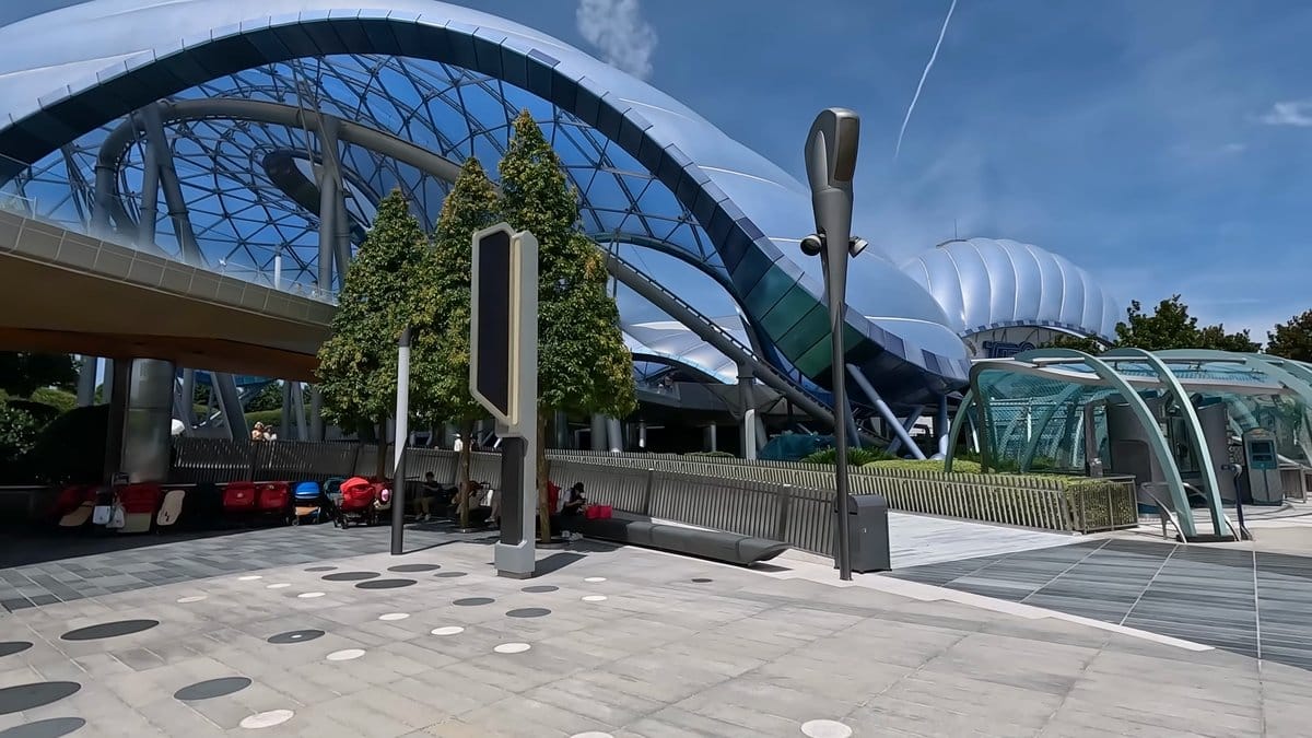 TRON Lightcycle Power Run canopy
