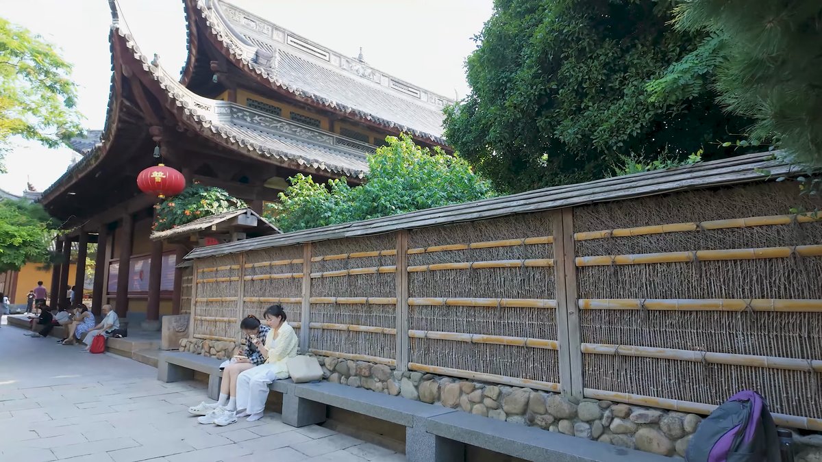 Wall of wooden prayer tablets