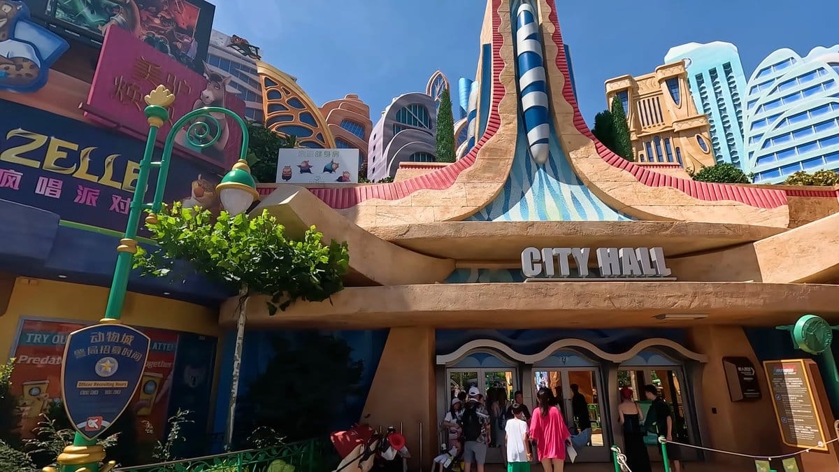 Zootopia City Hall facade
